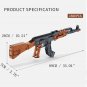 1:1 AKM Assault Rifle Model Building Blocks Set Bricks Toys Collection 1508Pcs