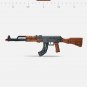 1:1 AKM Assault Rifle Model Building Blocks Set Bricks Toys Collection 1508Pcs