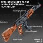 1:1 AKM Assault Rifle Model Building Blocks Set Bricks Toys Collection 1508Pcs