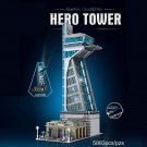 Heroes Tower Building Blocks Sets Expert MOC Bricks DIY Model W/ Lights Toy Gift Heroes Tower Building Blocks Sets Expert MOC Bricks DIY Model W/ Lights Toy Gift