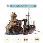 Village Expansion Model w/ Ship Boat Building Blocks Medieval MOC Bricks Toy Set