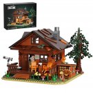 Cabin with Light DIY Models Building Blocks Set MOC Bricks Toys Gift Collections Cabin with Light DIY Models Building Blocks Set MOC Bricks Toys Gift Collections