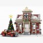 Little Winter Town Hall Model Building Block Set Christmas MOC Bricks Toys Gift