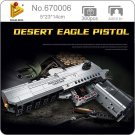 1:1 Desert Eagle Pistol Model Building Blocks Set Bricks Toys Collection 360Pcs 1:1 Desert Eagle Pistol Model Building Blocks Set Bricks Toys Collection 360Pcs