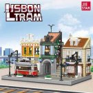 Lisbon Tram Station DIY Models Building Blocks Sets City Street MOC Bricks Toys