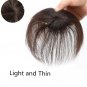 Women Genuine Human Hair Topper Clip Wigs Hairpiece Toupee Top Pieces Wiglet