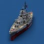 Bismarck Battleship Model Building Blocks Set Warship MOC Brick Toys Gift 7164pc