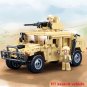 Armored Humvee H1 Off-Road Car Building Blocks Military MOC Bricks DIY Model Toy