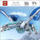 Ice Dragon with A Figure Model Building Blocks Set Puzzle MOC Bricks Toys 1889Pc