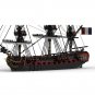 French 28-Gun Frigate Building Blocks L'Emeraude Ship Boat MOC Bricks Toy 6149pc