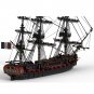 French 28-Gun Frigate Building Blocks L'Emeraude Ship Boat MOC Bricks Toy 6149pc