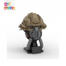 Bust of Mercenary Benthic Helmet Collection Building Blocks Bricks Toys Set Gift