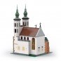 Medieval Andrew's Church Modular Building Blocks Set MOC Bricks Educational Toys
