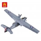 Model Building Blocks Set for 5007 Consolidated PBY-5A Catalina MOC Bricks Toys