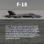 F18 Fighter Building Blocks Set Military MOC Aircraft Bricks Kids Toys DIY Model