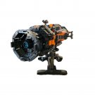 Spaceship Model Building Blocks with Display Stand Space MOC Bricks Toy Gift Set Spaceship Model Building Blocks with Display Stand Space MOC Bricks Toy Gift Set