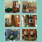 Afternoon Tea Restaurant Building Blocks City Teahouse MOC W/ LED Model Toys Set