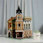 Afternoon Tea Restaurant Building Blocks City Teahouse MOC W/ LED Model Toys Set