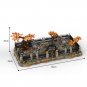 Halloween DIY Model Building Blocks Set for Haunted Cemetery MOC Bricks Toy Gift