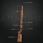 Military Building Blocks MOC for Mauser 98K Sniper Rifle Guns Bricks Model Toys