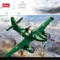 ME-262 Fighter Aircraft Building Blocks Military MOC WW2 Bricks Models Kids Toys