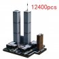 MOC-156123 The World Trade Center 1:650 Building Blocks Bricks Toys Set 12400Pcs