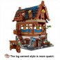 Medieval Tavern Inn Modular Building Blocks MOC Bricks Toys DIY Model Kids Gift