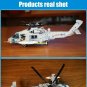 Z20 Attack Helicopter DIY Model Building Blocks Set Military MOC Bricks Kids Toy