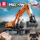 RC APP Motorized Excavator Truck Building Blocks MOC Bricks DIY Model Toys Set