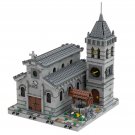 Medieval Church with Interior Modular Building Blocks Set DIY Model Bricks Toys Medieval Church with Interior Modular Building Blocks Set DIY Model Bricks Toys
