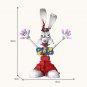 Long Ears Rabbit Model Building Blocks Set Character MOC Collectible Bricks Toys
