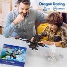 Black White Dragon Model Building Blocks Movie MOC Bricks Collection Toys Gift