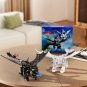 Black White Dragon Model Building Blocks Movie MOC Bricks Collection Toys Gift