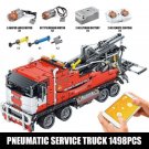 Motorized RC Service Truck Building Blocks Set MOC Bricks DIY Model Toy Kid Gift Motorized RC Service Truck Building Blocks Set MOC Bricks DIY Model Toy Kid Gift