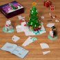 Christmas Tree Snowman Model Lighting Decoration Building Blocks Bricks Toy Gift