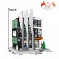 DIY Model Building Blocks MOC The Office Building Boss On Top Bricks Toys Set