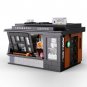 Coffee Shop Building Blocks Set City Street MOC Bricks Toys DIY Model Kids Gift
