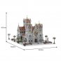 Cathedral Historic Church Modular Building Blocks Medieval MOC Bricks Toys Set