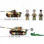 WW2 Panther G Medium Tank Building Blocks Military MOC Bricks DIY Model Kids Toy