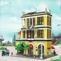 Tea Shop DIY Model Building Blocks Set City Street MOC Bricks Toys Kids Gift Kit