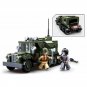 WW2 GAZ Half Track Car Truck Model Building Blocks Military MOC Bricks Toys Gift