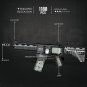 DIY Model Building Blocks Military MOC for M416 Assault Rifle Guns Bricks Toys