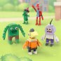 Animal Action Figures Model Building Block Adult Animated TV MOC Bricks Toys Set