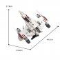 Republic Starfighter Model Building Blocks Set for E-WING UCS MOC Bricks Toys