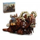 Tusken Raider Transport Model Building Blocks Bantha MOC Brick Toy Set Kids Gift