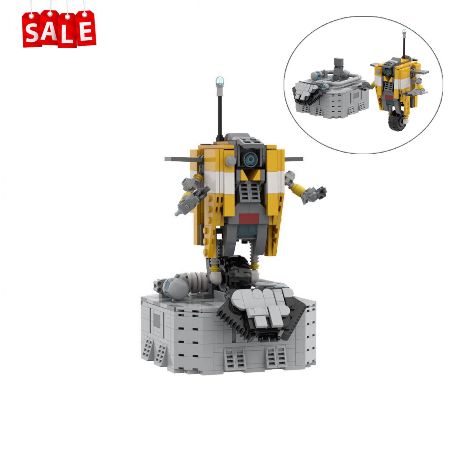 Game Character: CL4P-TP Robot Model Building Blocks Set Claptrap Bricks Toys Kit