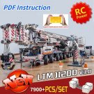 Liebherr LTM 11200 Crane with Power Functions Building Blocks RC MOC Bricks Toys