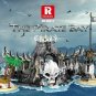 DIY Model Building Blocks Set for Skull Island Pirates Bay Dock MOC Bricks Toys