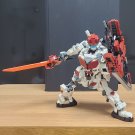 Mech Red Robot Model Action Figure  Building Blocks Toy Movie MOC Brick Gift Set