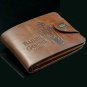 Men's Retro Cowboy Leather Wallet ID Card Holder Purse Clutch Wallets Billfold